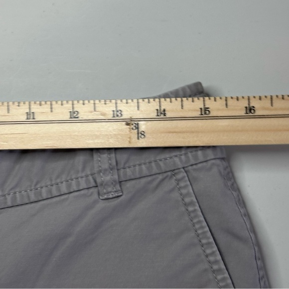 Loft Signature Chino Slacks Sz 4 Wide-Leg Mid Rise Flat Front Pants Office EUC - Picture 7 of 11